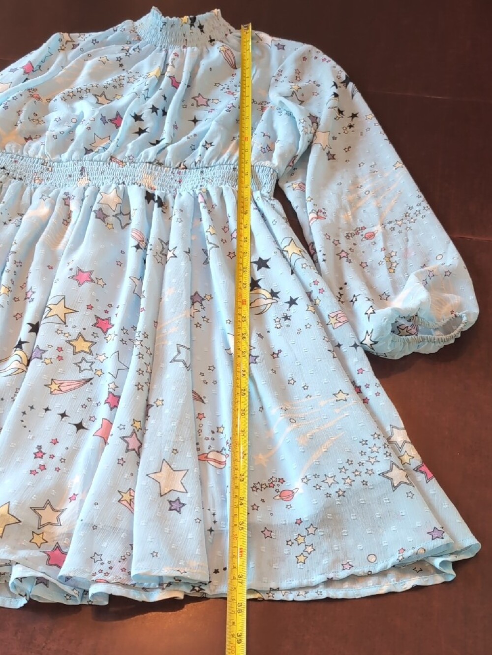 Torrid | Celestial Star Print Skater Dress | Sz 00 | Whimsigoth Fairycore Cosmic - Picture 11 of 12